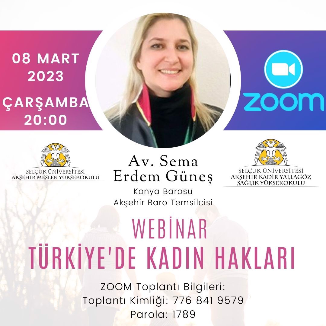 WEBINAR: Türkiye'de Kadın Hakları